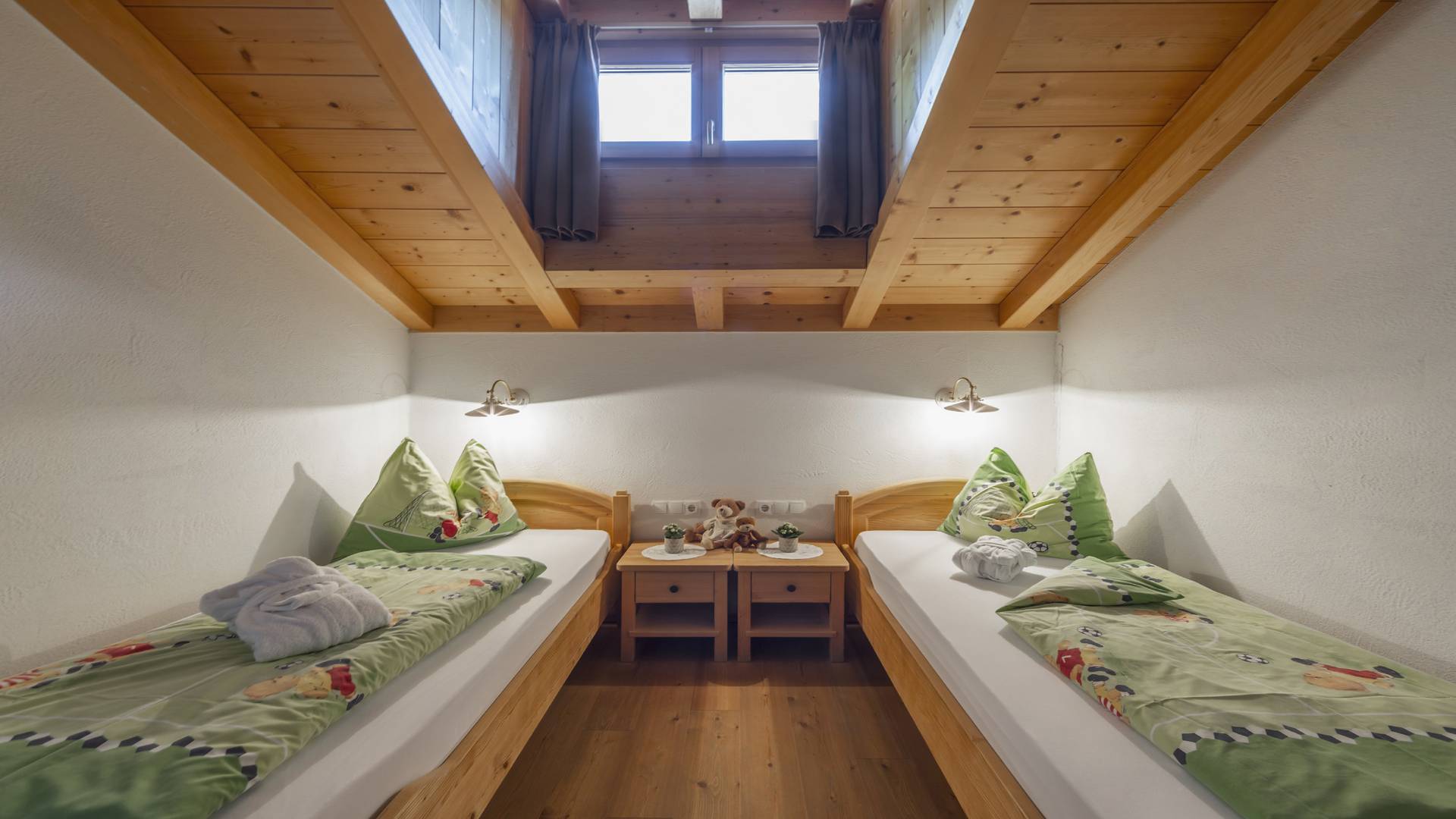 Lodnerspitze Schlafzimmer Familienalm & Almchalets Taser Alm****