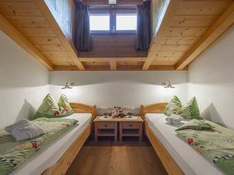 Lodnerspitze Schlafzimmer Familienalm & Almchalets Taser Alm****