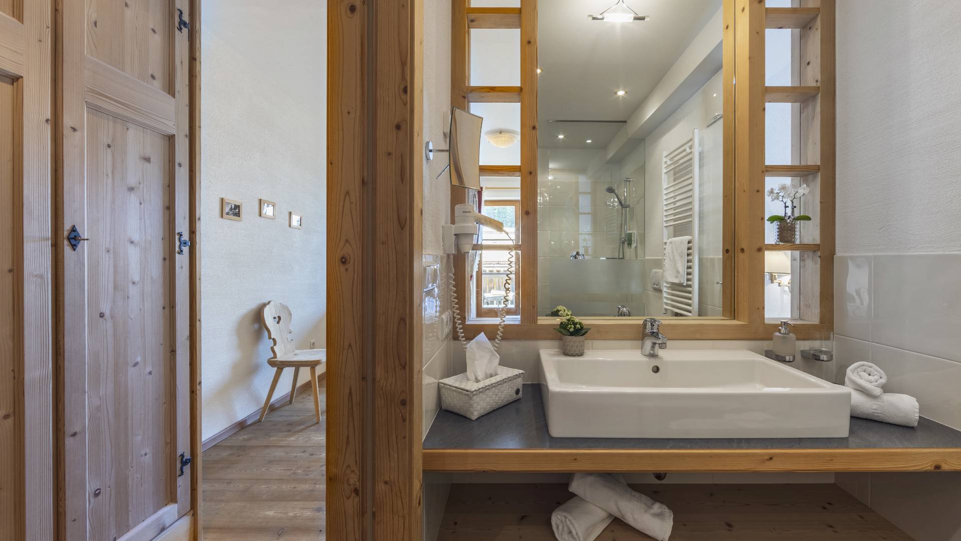 Doppelzimmer Bad Familienalm & Almchalets Taser Alm****