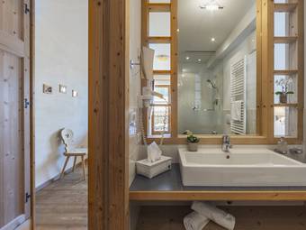 Doppelzimmer Bad Familienalm & Almchalets Taser Alm****