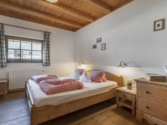 Zielspitze Elternschlafzimmer Familienalm & Almchalets Taser Alm****