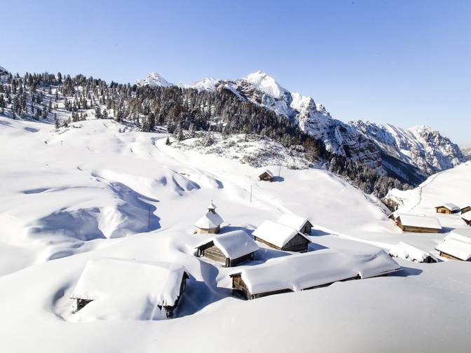 Winterwandern in Südtirol für Groß und Klein Winterwandern in Südtirol für Groß und Klein