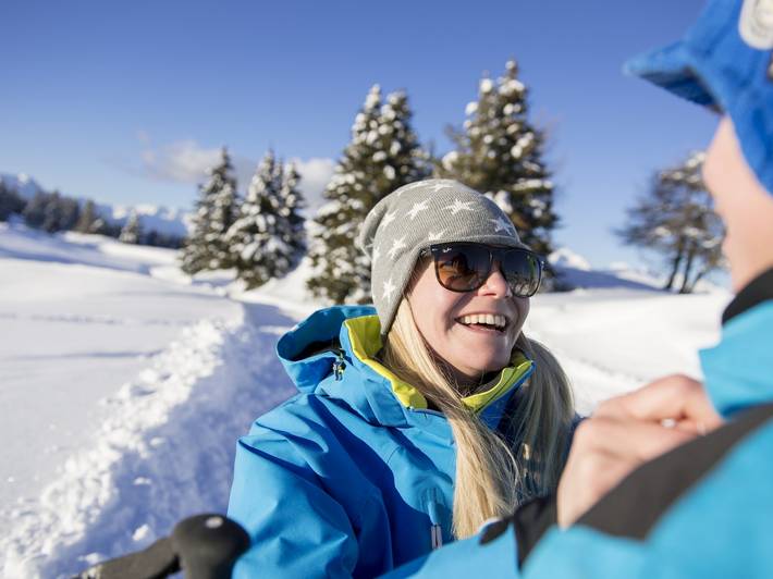 Winterwandern in Südtirol für Groß und Klein Winterwandern in Südtirol für Groß und Klein