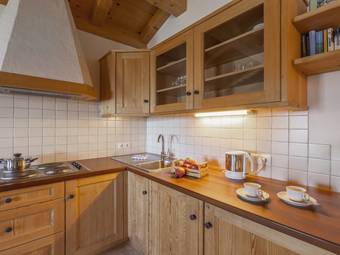 Lodnerspitze Küche Familienalm & Almchalets Taser Alm****